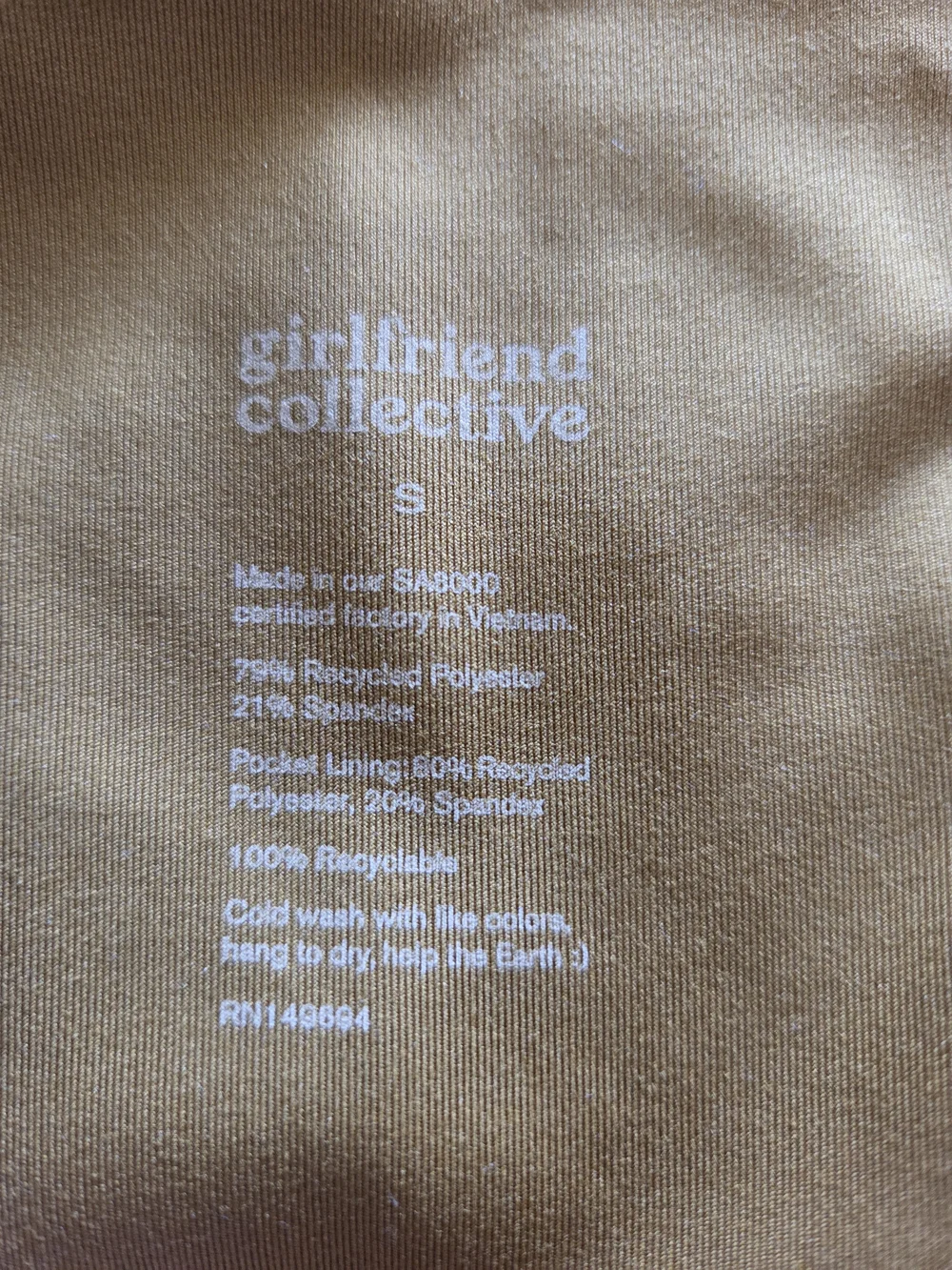 Girlfriend Collective | High-Rise Mustard Leggings